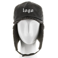 Alta calidad personalizado plano Cordero oreja solapa espuma aviador sombrero piloto sombrero bordado logotipo gorra de béisbol