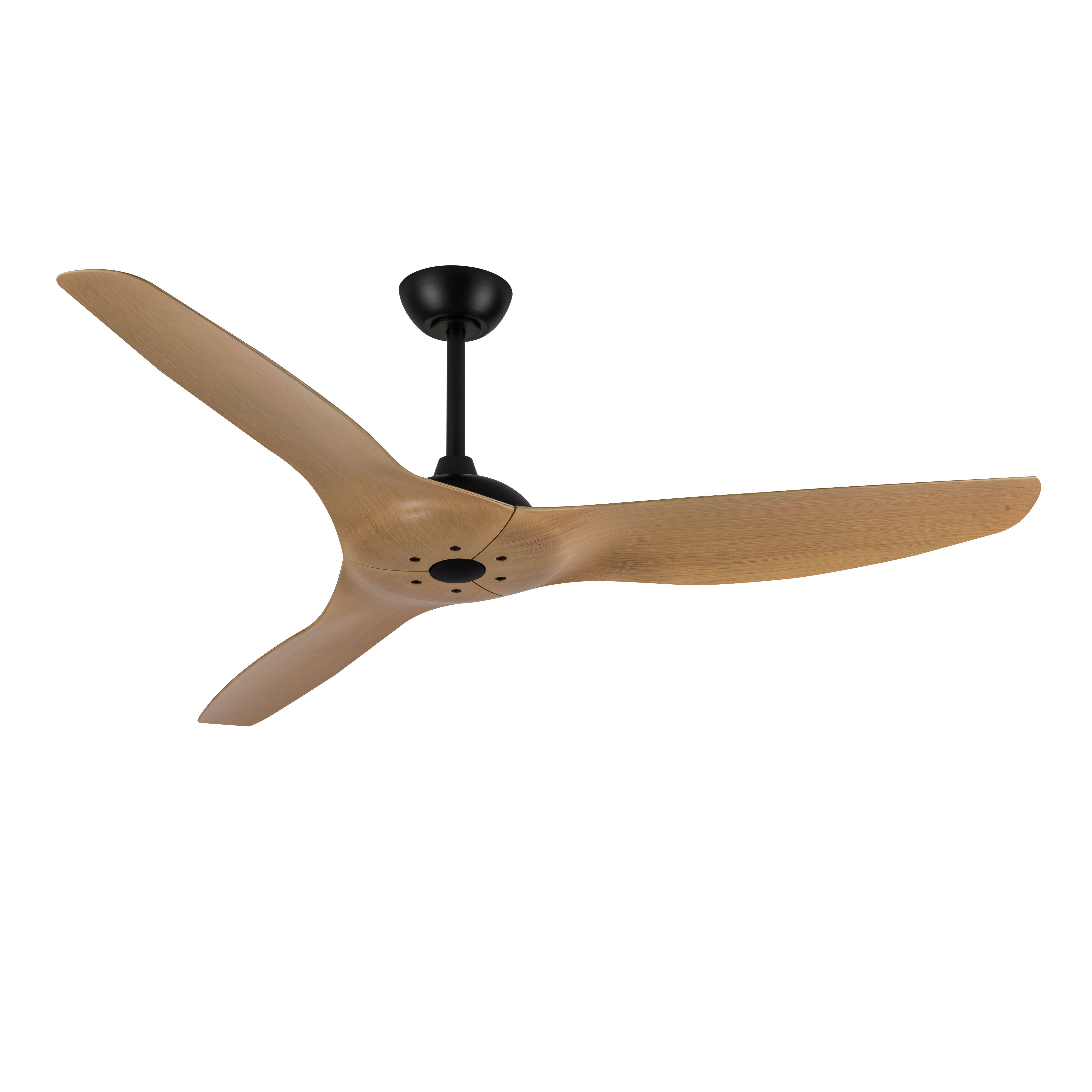 Corps noir 52 ''+ lame grain de bois