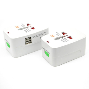 อะแดปเตอร์ปลั๊กสากลพร้อมพอร์ต USB 2 พอร์ต อะแดปเตอร์ชาร์จไฟ AC 2.1A อเนกประสงค์ ตัวแปลงไฟ AU US UK EU - Product Image 5