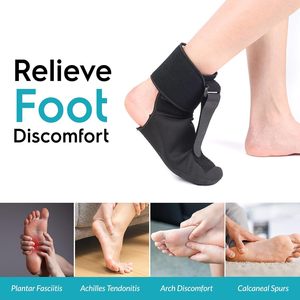 Férula nocturna de fascitis <span class=keywords><strong>plantar</strong></span> de caída de pie de compresión ajustable suave - Product Image 3