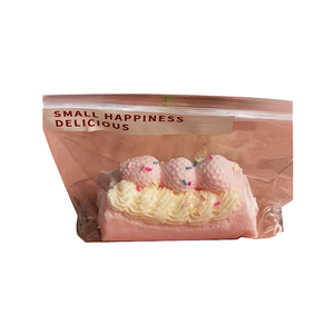 CHENXI Juguete Blandito Realista de Fresa Rosa de 10cm, Regalo Antiestrés, Juguete Sensorial de Simulación para Alivio del Estrés - Product Image 1