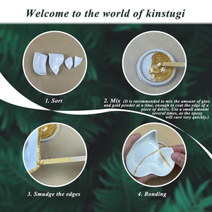 Hot Sale <strong>Kintsugi</strong> Repair <strong>Kit</strong> Gold Silver Touch-Up for Ceramics Perfect for DIY Craft Enthusiasts - Product Image 5