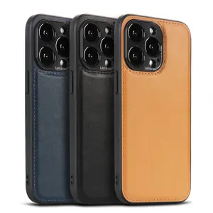 La nuova fotocamera in metallo Vintage di lusso personalizzata in pelle PU protegge la custodia del telefono cellulare per iPhone 12 13 14 pro max custodia in pelle