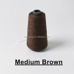 Venta al por mayor de <span class=keywords><strong>hilo</strong></span> de coser de algodón, extensiones de cabello, trenzas, <span class=keywords><strong>hilo</strong></span> de tejer para fabricación de pelucas - Product Image 5