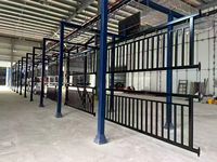 Valla de Alambre de Diamante para Exteriores, Estructura de Acero de Bajo Contenido de Carbono, Resistente al Agua, para Campos Deportivos Escolares Xmh
