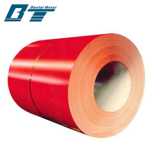 Suministro de fábrica Bobina de acero <span class=keywords><strong>PPGI</strong></span> Dx51d DC51D Ral3013 Rollos de hierro galvanizado prepintado recubierto de color Tamaños 0,16mm 0,23mm 914mm - Product Image 3