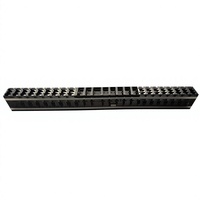 Armoire de serveur ventilée en maille avec revêtement en poudre noire pour centre de données