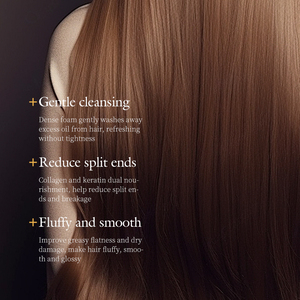 KORMESIC - Set de Cuidado Capilar con Colágeno y Queratina de 500 ml, Nutritivo, Hidratante, Reparador, Refrescante, Mascarilla Capilar Suavizante y Champú - Product Image 2