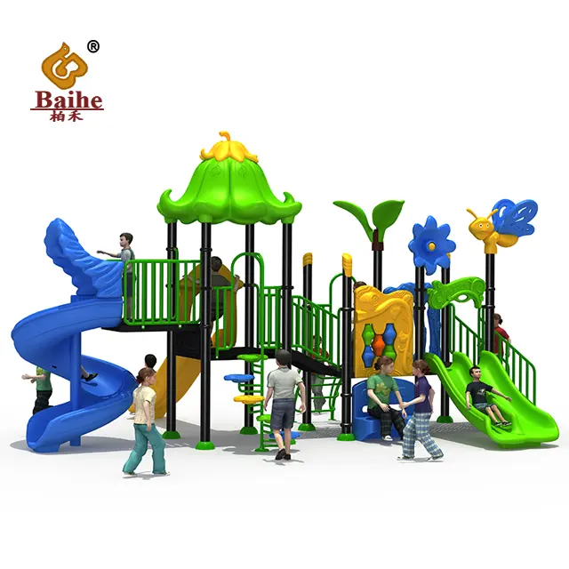 Kids Outdoor Climbing Structure Playground Slides Slippers Large Outdoor Slide