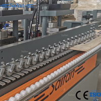 Máquina Automática de Alta Velocidad para Fabricación de Cajas de Madera Contrachapada Plegables, Modelo Saifan SF3204, Doble Molde, Doble Cabezal, con PLC Yaskawa