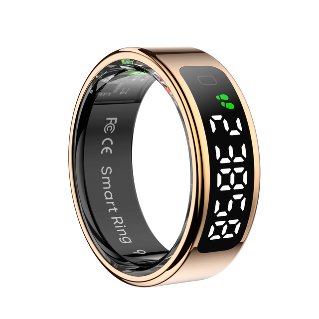2025 Hot Selling Displaying Time Hear Rate Smart Ring
