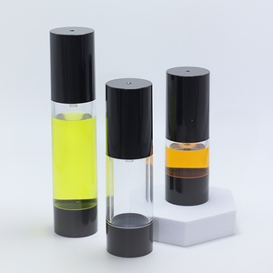 ขวดอลูมิเนียมบรรจุภัณฑ์เครื่องสำอางแบบปั๊มสุญญากาศ ขนาด 10 มล. 15 มล. 20 มล. 30 มล. 50 มล. 80 มล. 100 มล. 120 มล. สีเงินหรูหรา - Product Image 4