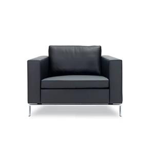 Ensemble de canapé modulaire en cuir de style européen moderne luxueux personnalisable deux places pour les zones de réunion de bureau ou le salon - Product Image 4