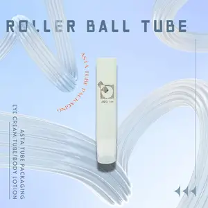 30-75ml Multi-funzione tubo ovale morbido con due palle di metallo di massaggio per il corpo lozione viso Gel per gli occhi