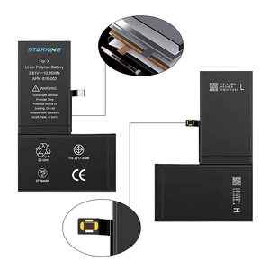 แบตเตอรี่ลิเธียมชาร์จได้สำหรับ <span class=keywords><strong>iPhone</strong></span> x XR <span class=keywords><strong>XS</strong></span> 11 PRO MAX 12 12 PRO MAX MAX MAX - Product Image 3