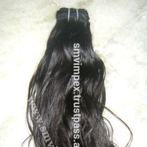 Tejido de cabello ondulado natural sin procesar 100%. Tejido de cabello humano Remy de buena calidad. Tejido de cabello indio - Product Image 6