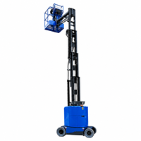 Plateforme de travail aérienne électrique automotrice AMWP11-7100, prix usine, hauteur de travail 11m, capacité de charge 200kg