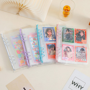 Ins South Korean style photo album binder A5 3inch idol small card stickers holder