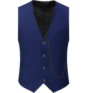 Chaleco de Traje Slim Fit para Hombre, Estilo Gatsby de los Años 20, Informal, para Banquetes, Antiarrugas, con Dobladillo Redondo, Tallas S-6XL - Product Image 3