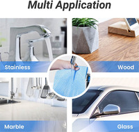 Esun Serviettes de nettoyage domestiques Lingettes en tissu non tissé durables et absorbantes pour la cuisine et la table