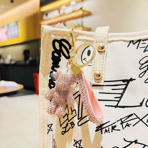 Porte-clés Ours Créatif de Luxe Fait Main avec Strass, Style Punk, pour Femme, Sac, Voiture, Pendentif, Cadeau - Product Image 2