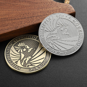 Подгонянный никелированный античный бронзовый матовый металл 2D 3D логотип металлическая монета с коробкой - Product Image 3