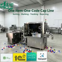 Machine de marquage laser UV pour rejet des bouchons de bouteilles, avec intelligence artificielle, stabilité optimale, fonctionnalité « un article, un code » et liaison des données d'emballage