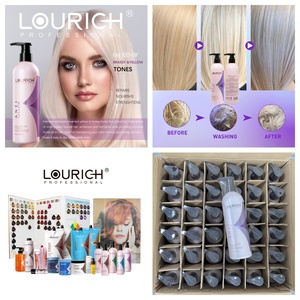 Shampooing anti-jaune violet pour cheveux blonds <span class=keywords><strong>neutralisant</strong></span> les tons jaunes cuivrés revitalisant lissant réparateur en profondeur - Product Image 6