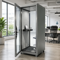 Cabine de bureau insonorisée mobile individuelle autoportante CE pour ODM/OEM