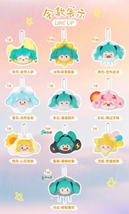 96 Boîtes Mystères <span class=keywords><strong>Hatsune</strong></span> <span class=keywords><strong>Miku</strong></span> LDCX en Peluche – <span class=keywords><strong>Figurine</strong></span> Anime Tendance et Mignonne, Pendentif Jouet, Cadeau Surprise Choc pour Fans de Salon - Product Image 2