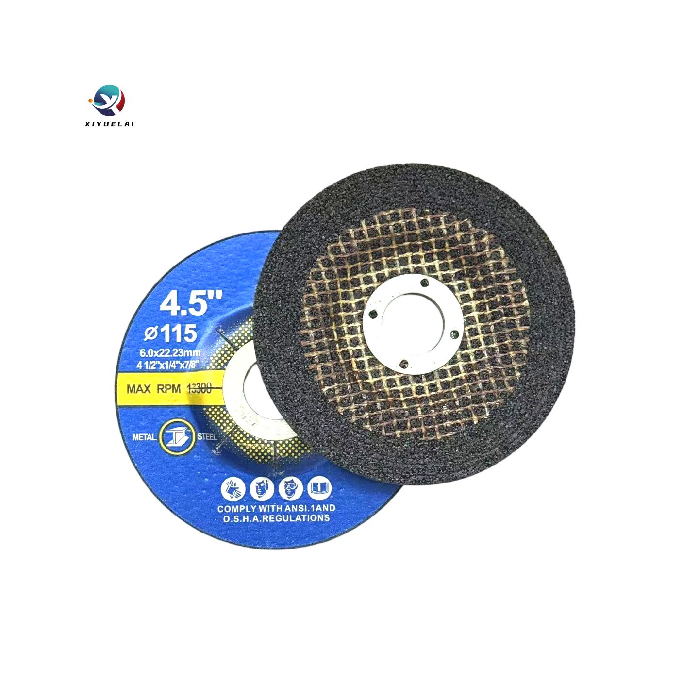 Abrasive Grinding Wheel 115mm*6mm*22.23mm Stainless Steel T27 Metal Grinding Wheel Discs