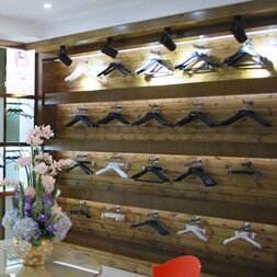 Gancio moderno tipo rettangolo di plastica multifunzione appendiabiti e pantaloni Rack di stoccaggio per soggiorno - Product Image 3