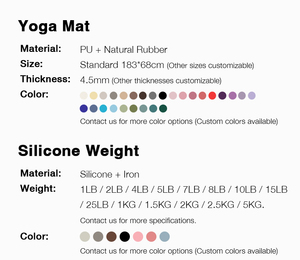 Haltères personnalisés universels à tête carrée recouverts de caoutchouc, haltères légers pour yoga et pilates avec emballage couleur personnalisé OEM ODM - Product Image 2