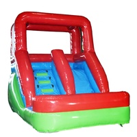 Maison à rebond gonflable de piscine avec diapositives d'eau, prix d'usine