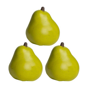 Balle anti-stress promotionnelle en PU en forme de poire, jouet en mousse à presser en forme de fruit pour enfants - Product Image 2