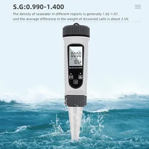 Medidor de Salinidad 4 en 1 HEDAO, Multifuncional, TDS/EC, Salinidad, Gravedad Específica, Temperatura, Detector Digital de Calidad del Agua - Product Image 4