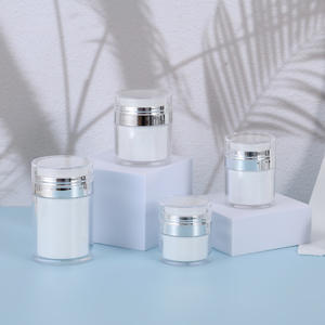 Flacon pompe sans air à double paroi personnalisé pour crème et lotion de soin de la peau Emballage cosmétique de luxe - Product Image 6