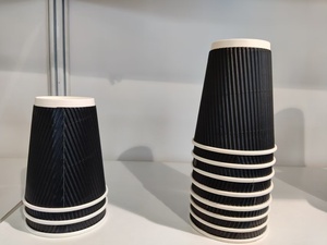 Vaso de Papel Personalizado con Impresión, Tamaño a Medida, Vietnam, Laminado Interior, Pared Simple o Doble Ondulada, Desechable, OEM/ODM Disponible - Product Image 2