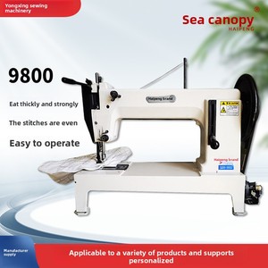 Máquina de coser para lonas de contenedores de 9800 bolsas, motorizada, de operación sencilla, para lotes grandes, precio competitivo - Product Image 3