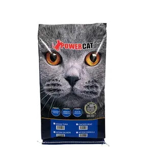Rececle Bag Factory biodegradables Embalaje Bopp Laminado Alimentos para mascotas Alimento para animales Comida para perros Bolsa para gatos 10kg Descuento