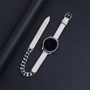 <span class=keywords><strong>Bracelet</strong></span> universel en <span class=keywords><strong>acier</strong></span> inoxydable en cuir de vache pour Casio <span class=keywords><strong>Seiko</strong></span> Huawei <span class=keywords><strong>Bracelet</strong></span> de montre double en cuir véritable de luxe 20mm - Product Image 3