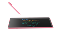 Tableau à gribouiller GY, effacement à une touche, verrouillage, écran LCD de 16 pouces, stylet, matériau ABS, alimenté par batterie, design personnalisable