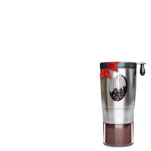 Paracity của nhãn hiệu Cà Phê Máy xay đậu, tay máy xay cà phê với 2 lọ thủy tinh gốm Burr thép không gỉ, nhỏ giọt - Product Image 3