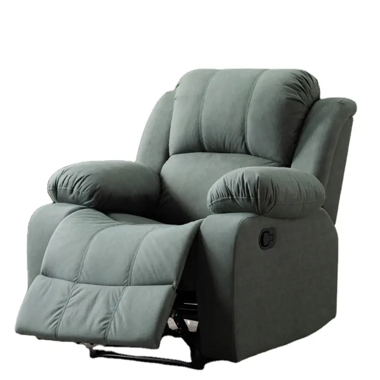 Современное одноместное кресло для гостиной, ленивый мальчик, регулируемое, расслабление тела, вращающееся кресло из ткани, кожаный диван