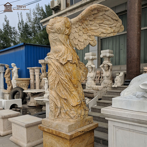 Célèbre Sculpture de jardin en pierre grande Statue en marbre sculpté <span class=keywords><strong>victoire</strong></span> ailée de samotrace - Product Image 2