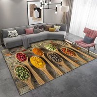 Moderne Waschbare Rutschfeste Umweltfreundliche Kristallvelours-Teppiche mit Geometrischem Muster und Niedrigem Flor für Wohnzimmer, Maßgefertigte Bodenmatten