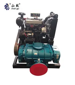 Shangu Roots Blower Vacuum Pump High Pressure Air Blower Nickle Iron Furnace Production With Diesel Engine