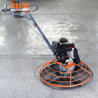 ZUJI ZJ90 Fraiseuse à béton thermique haute puissance 5,5 CV, 150 tr/min, profondeur de travail 8-10 cm, moteur Lifan, portée de travail 900 mm