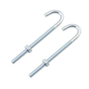 Fabricant chinois de crochets de toiture en acier inoxydable 304 sur mesure, boulons à crochet J M5 M6 avec écrou - Product Image 4