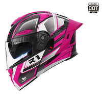 Casque de moto modulable homologué DOT à double visière en ABS avec ventilation 3D, coussinets d'oreille amovibles, équipement de sécurité